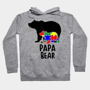 Autism Awareness Month Papa Bear Hoodie